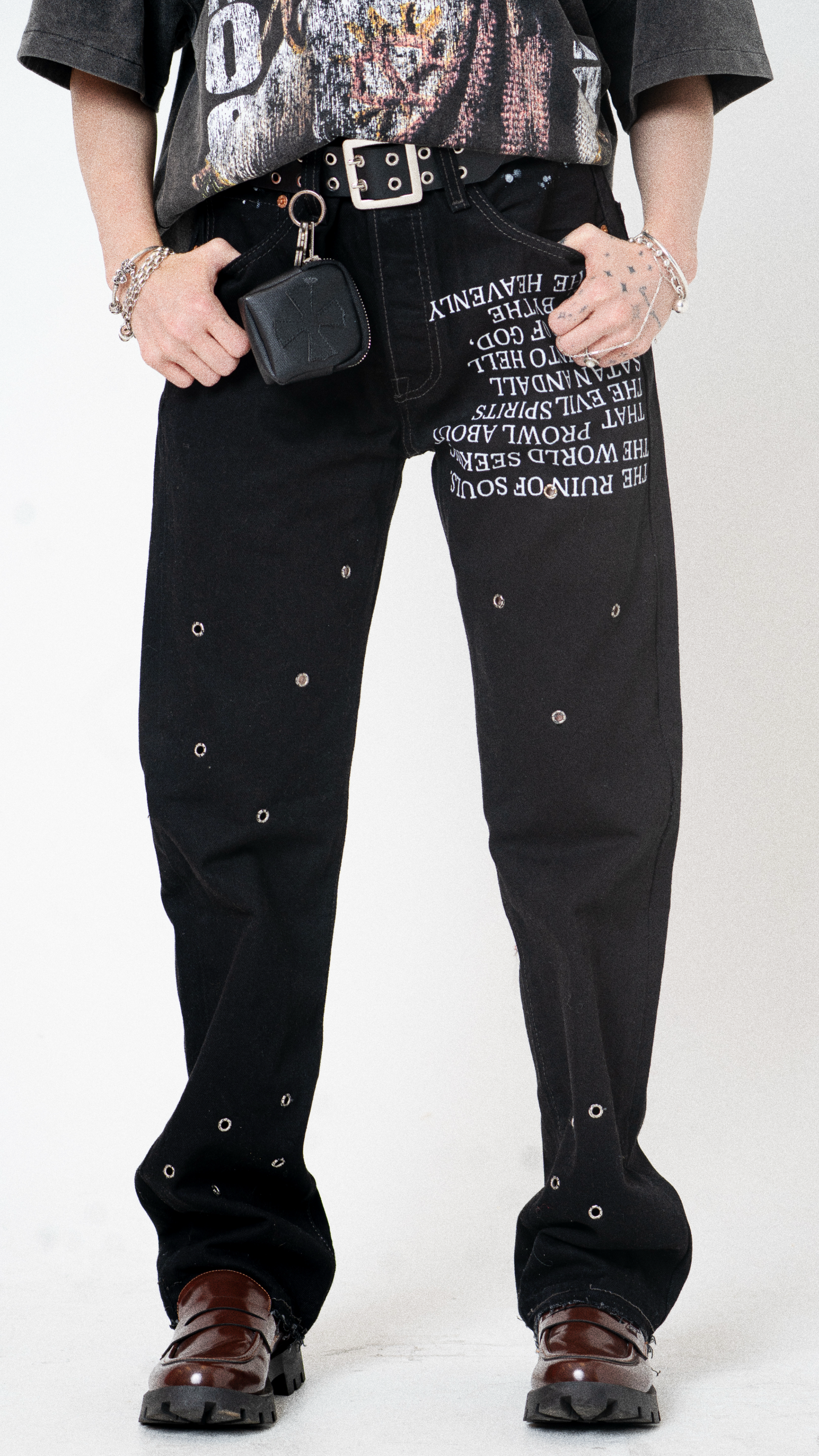 Saint Michael prayer denim