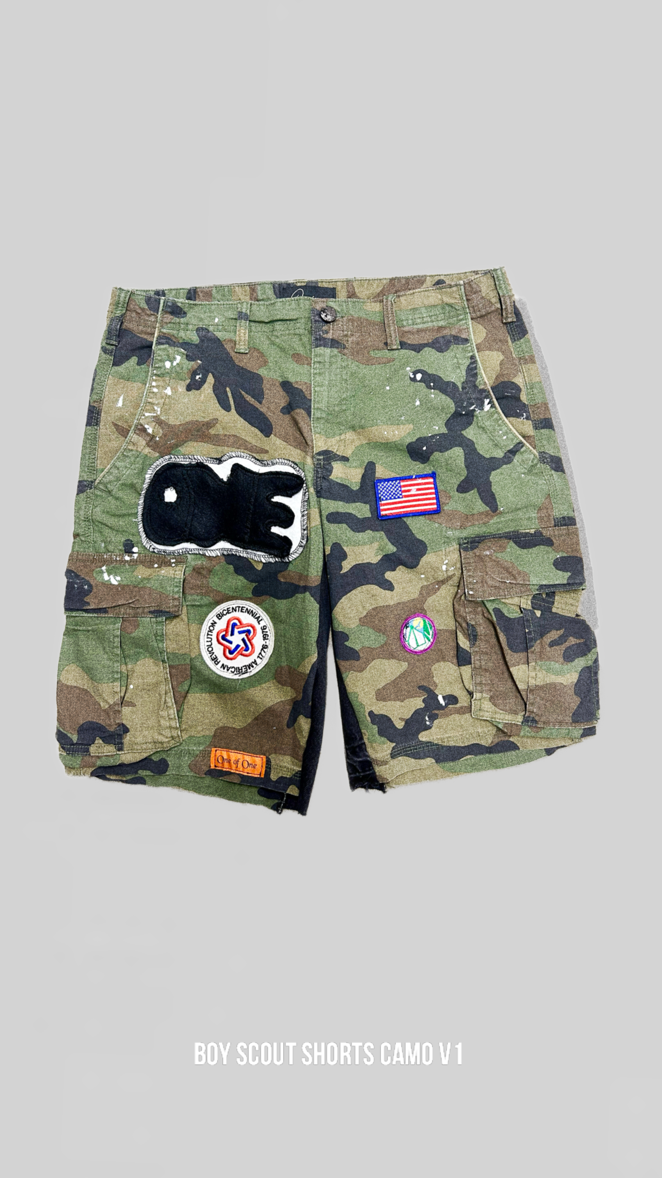 Camo Boy Scout shorts