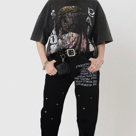Saint Michael prayer denim