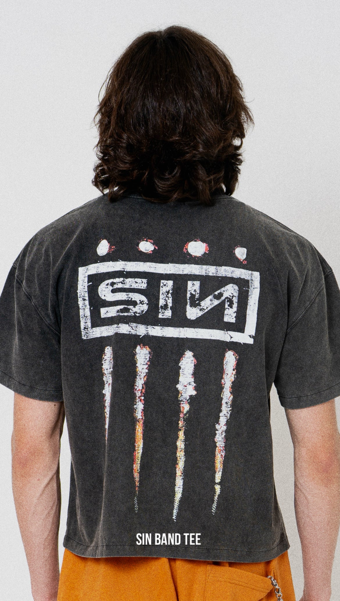 Sin band tee