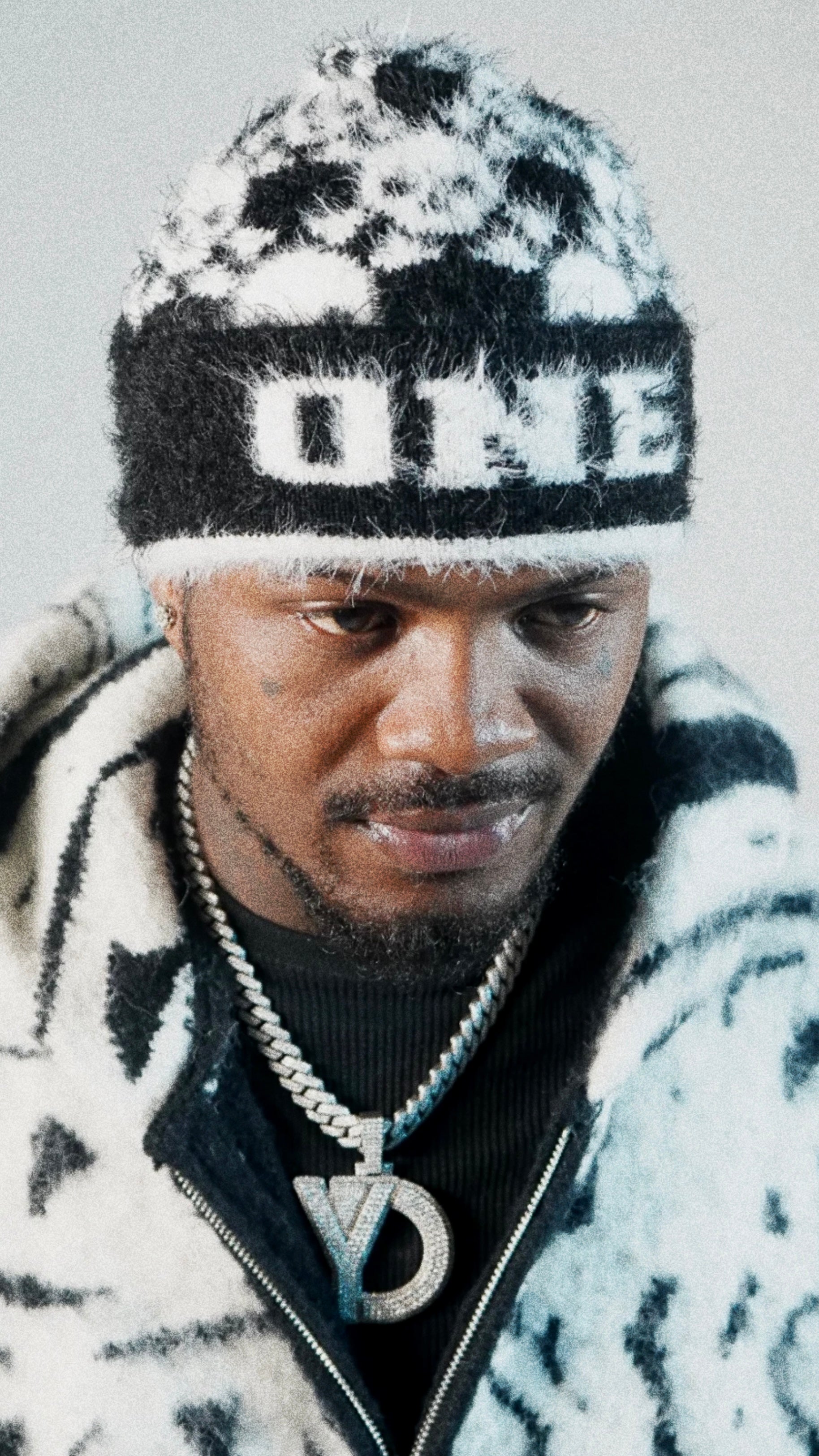Mohair skull crusher beanie