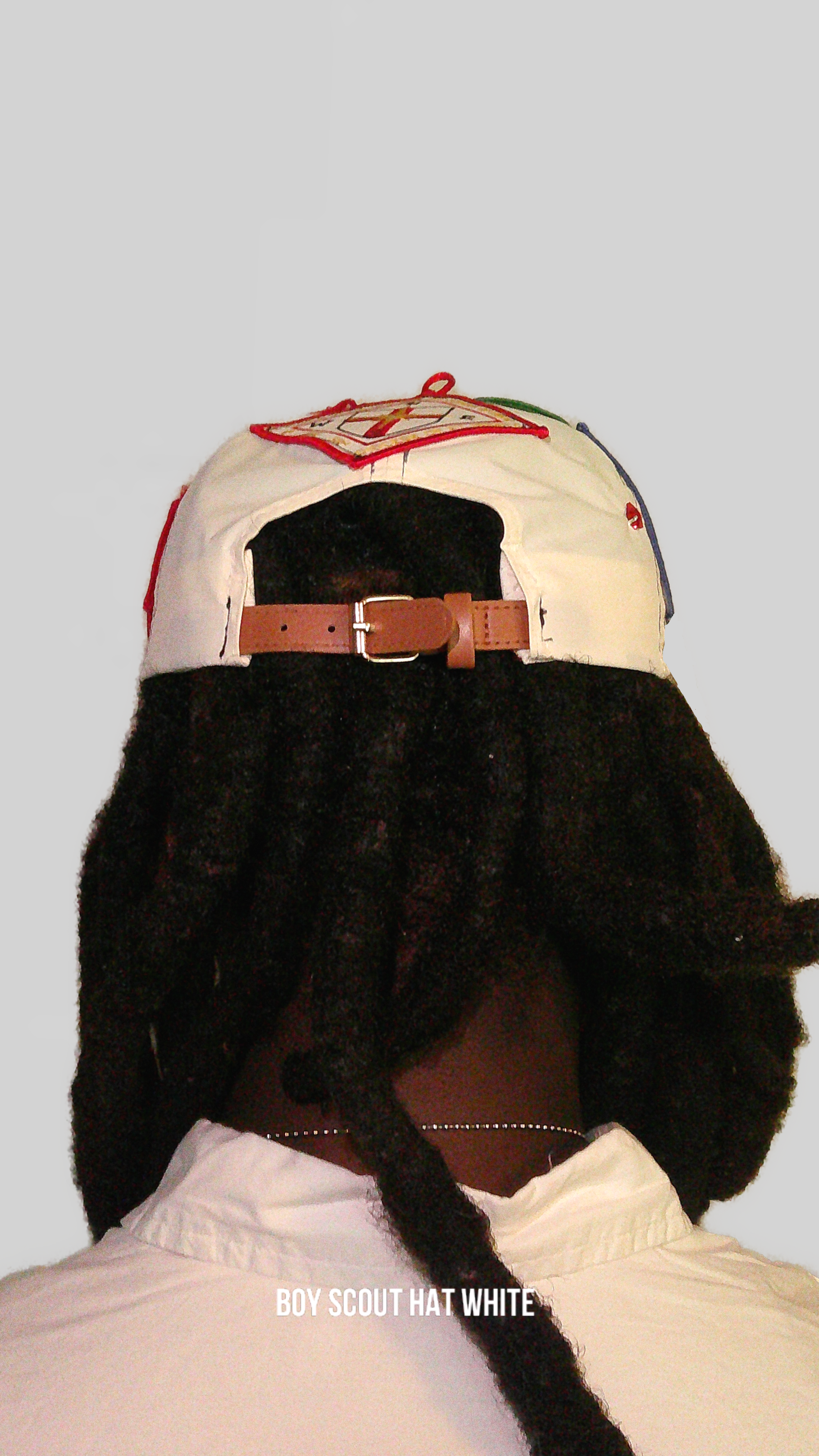 Boy Scout hat white