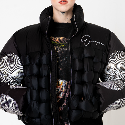 1/1 Weaved fingerprint puffer