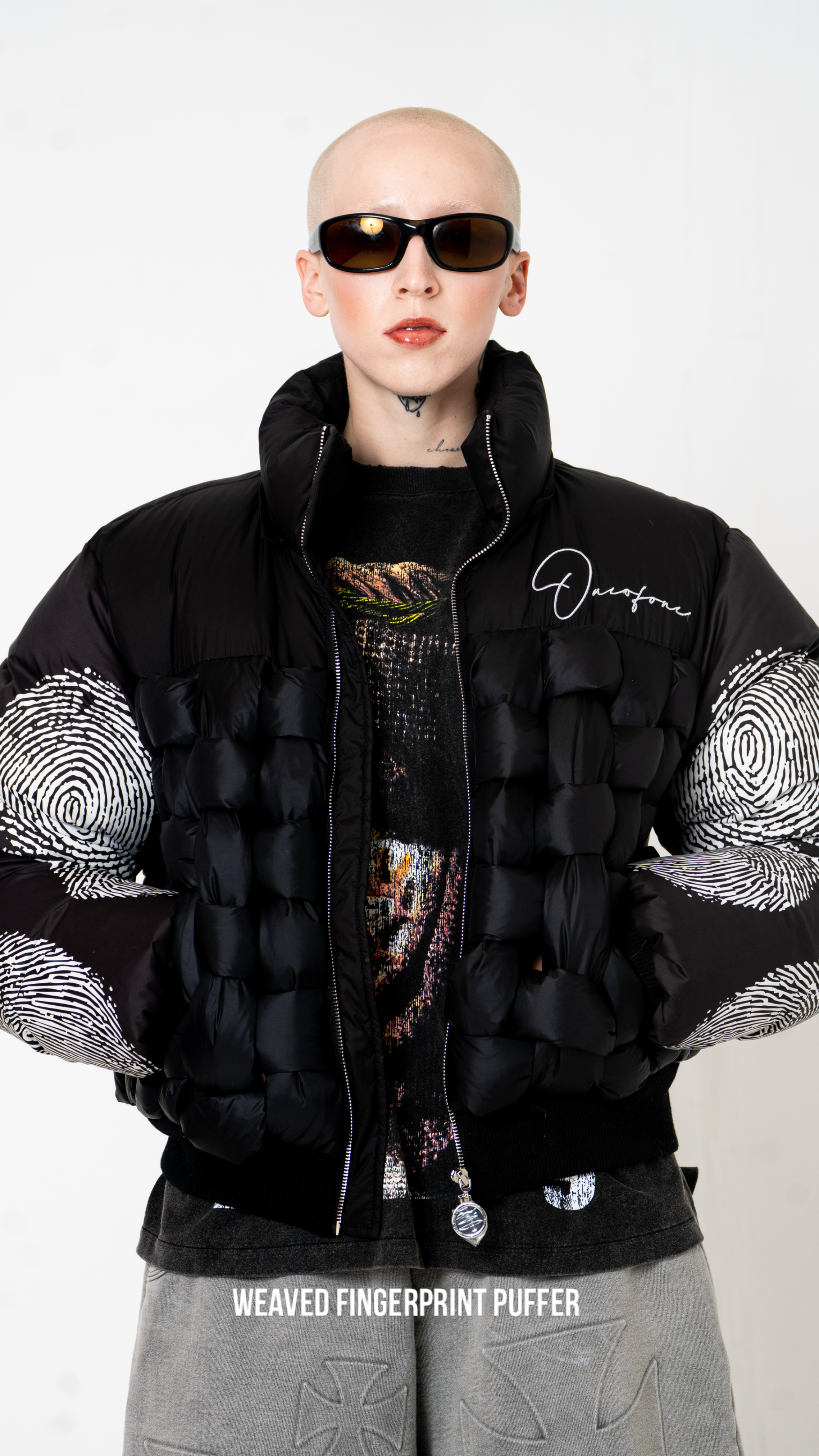 1/1 Weaved fingerprint puffer