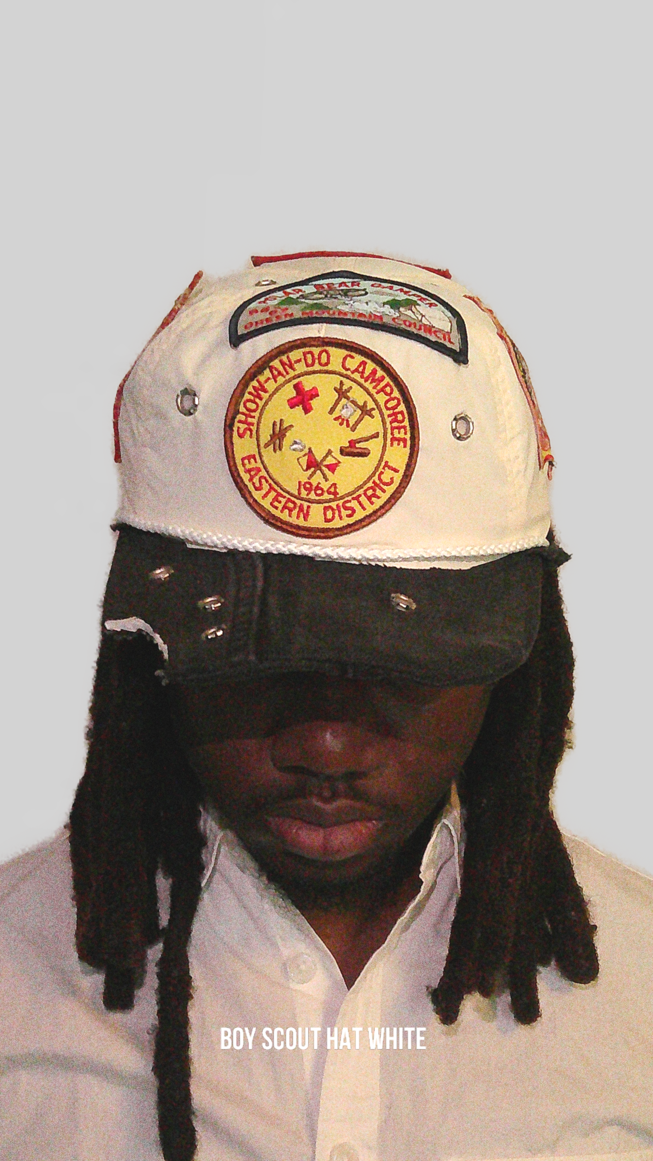Boy Scout hat white