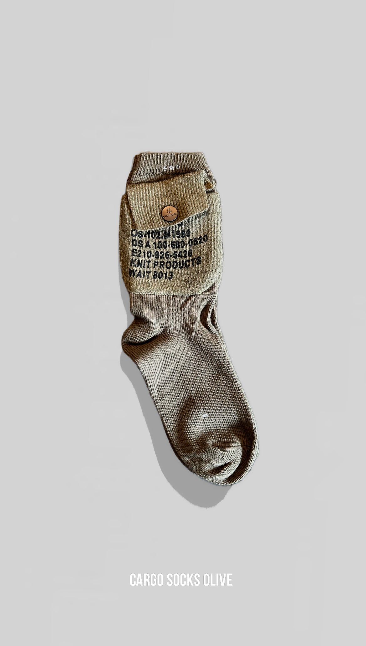 Cargo socks olive