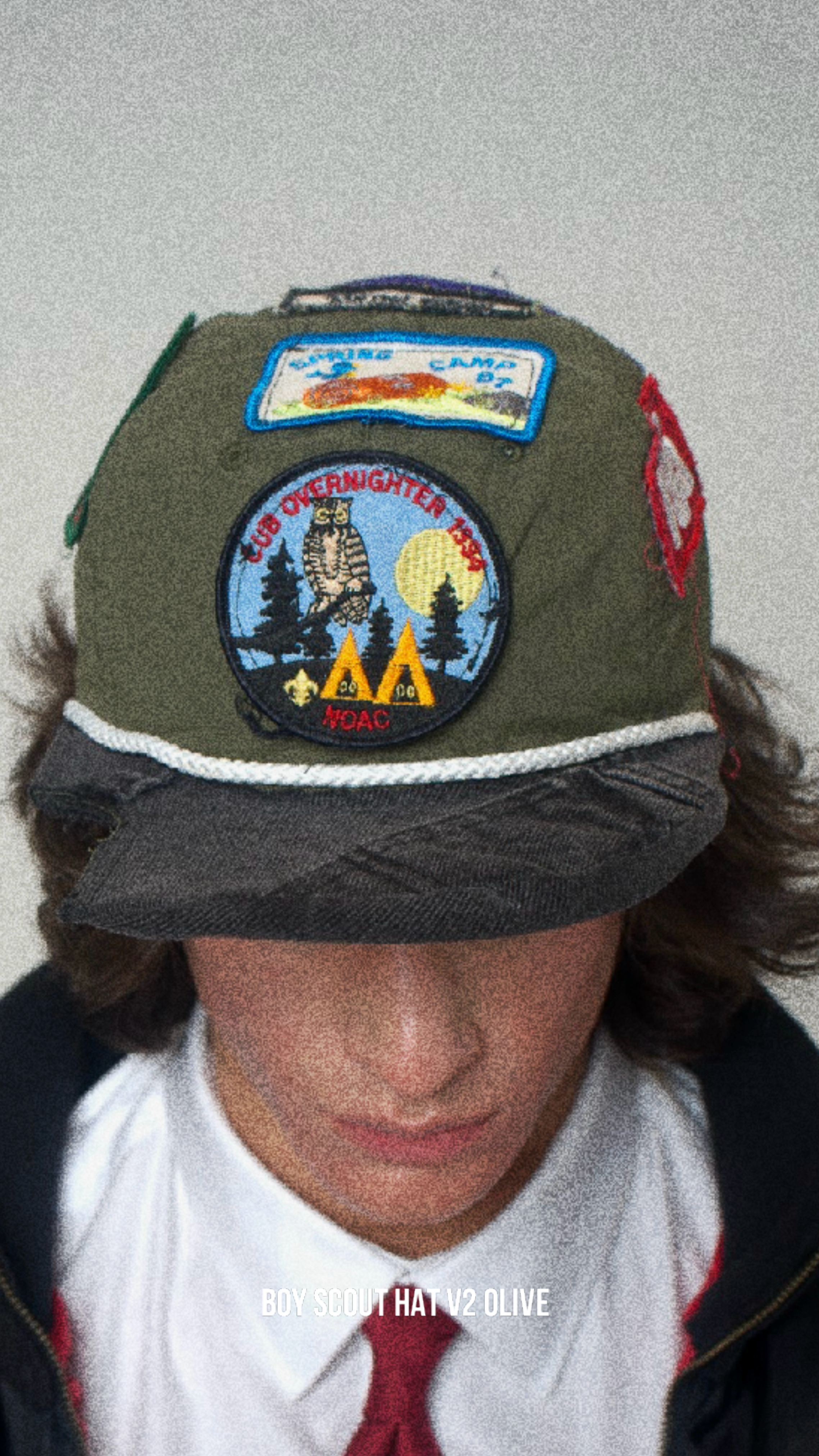 Boy Scout hat v2 olive