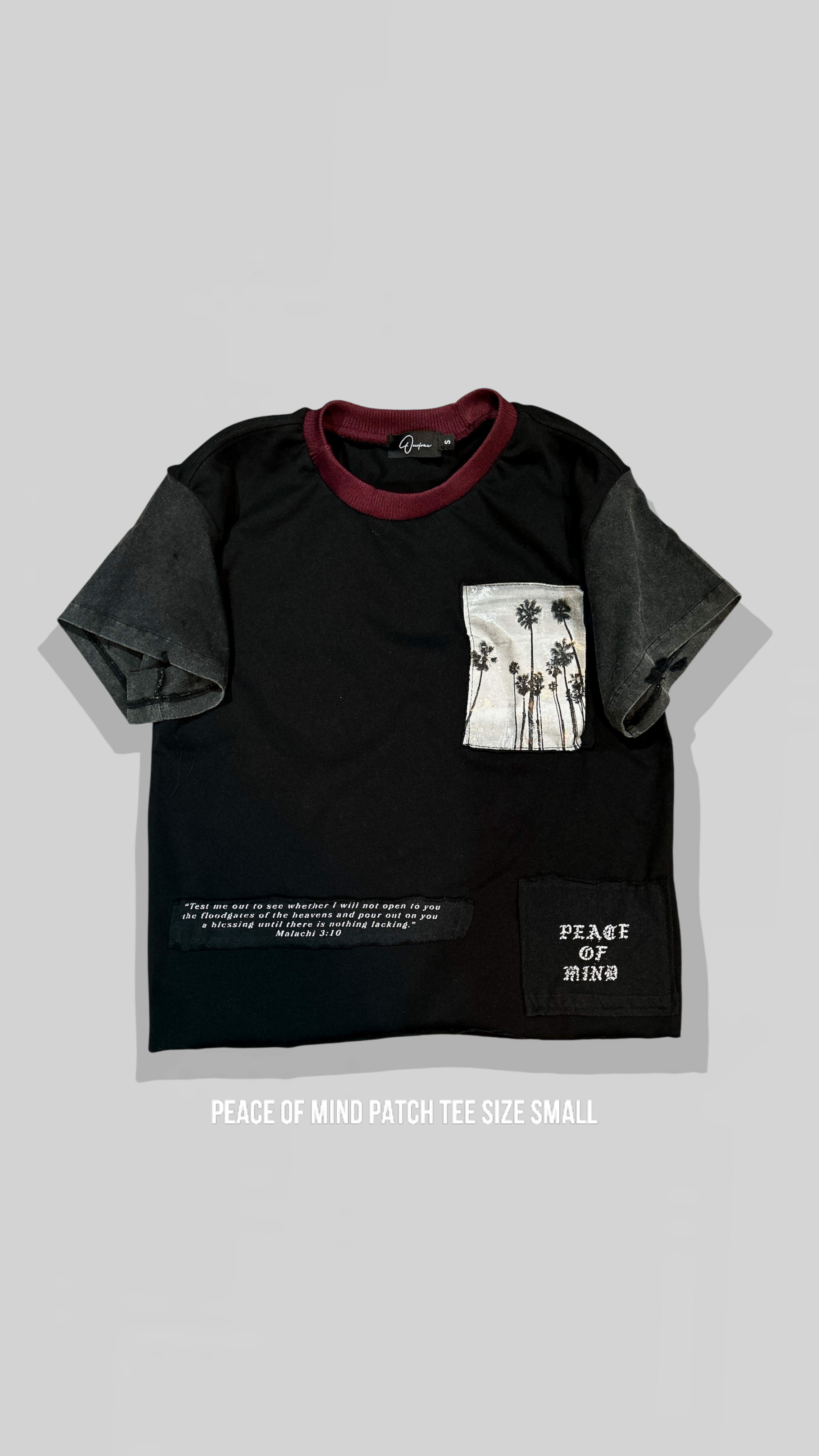 Peace of mind patch tee