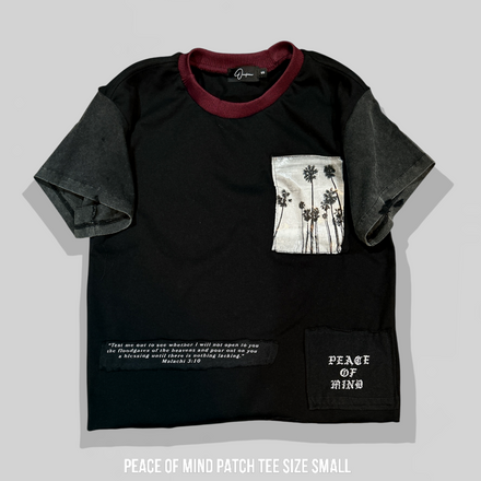 Peace of mind patch tee