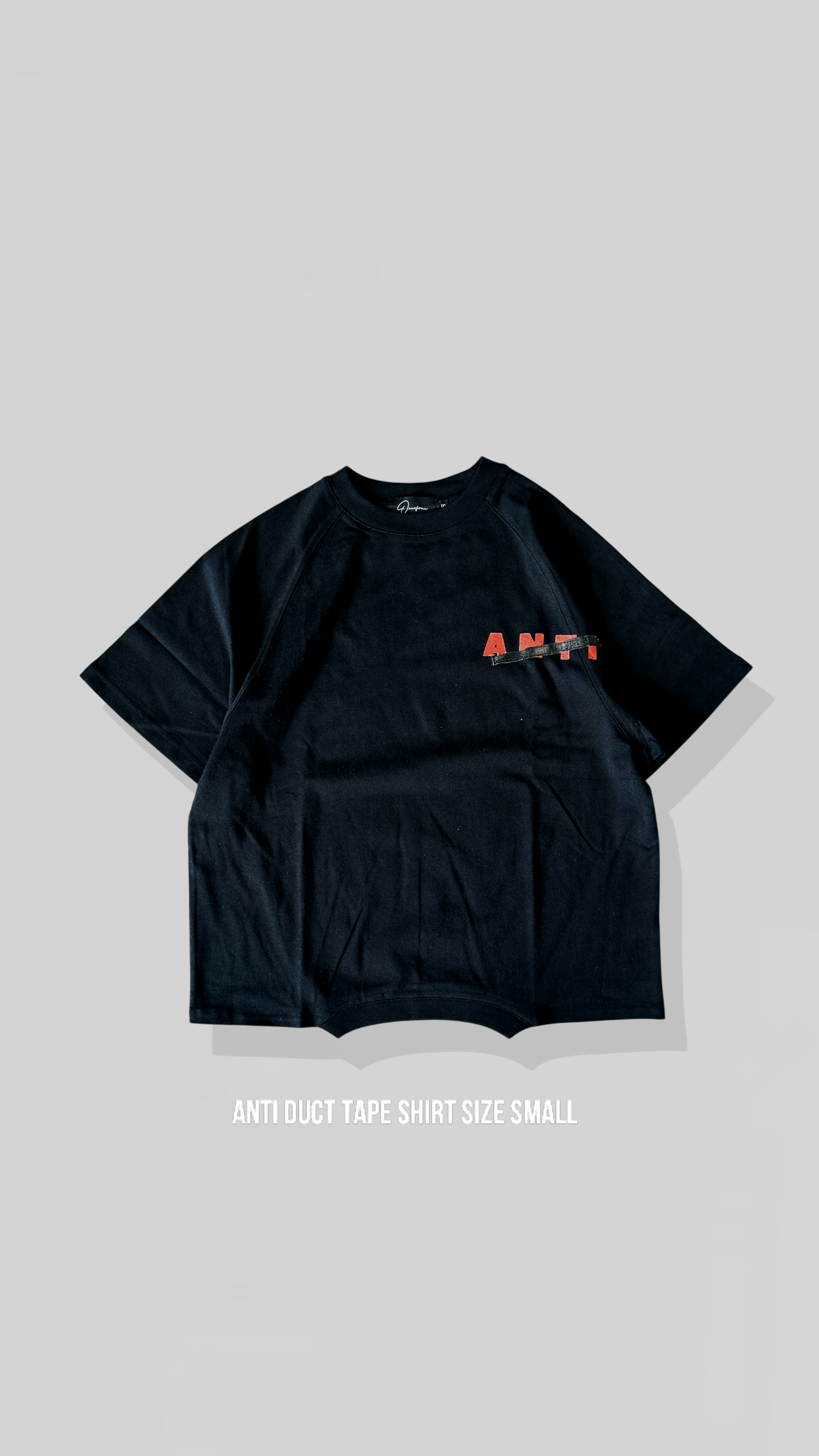 Anti duct tape upside down tee
