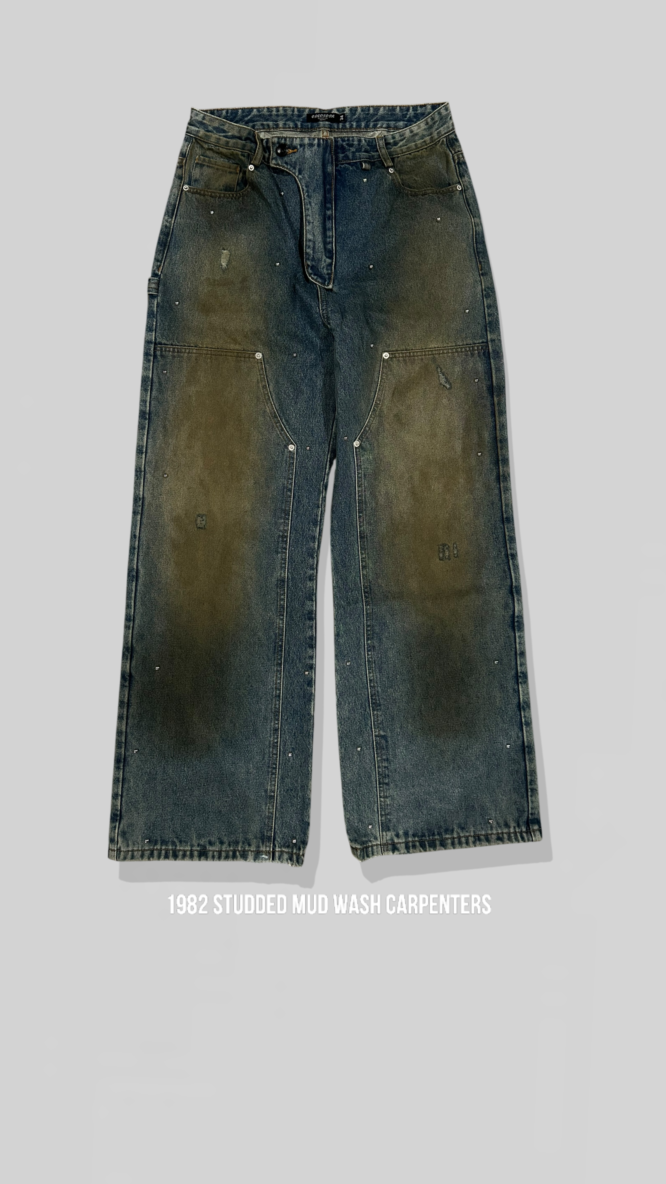 1982 studded denim