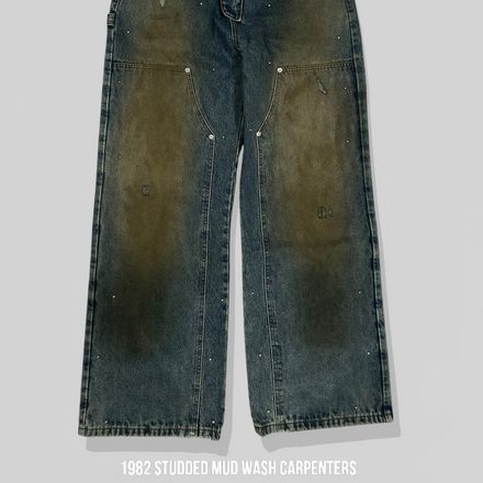 1982 studded denim
