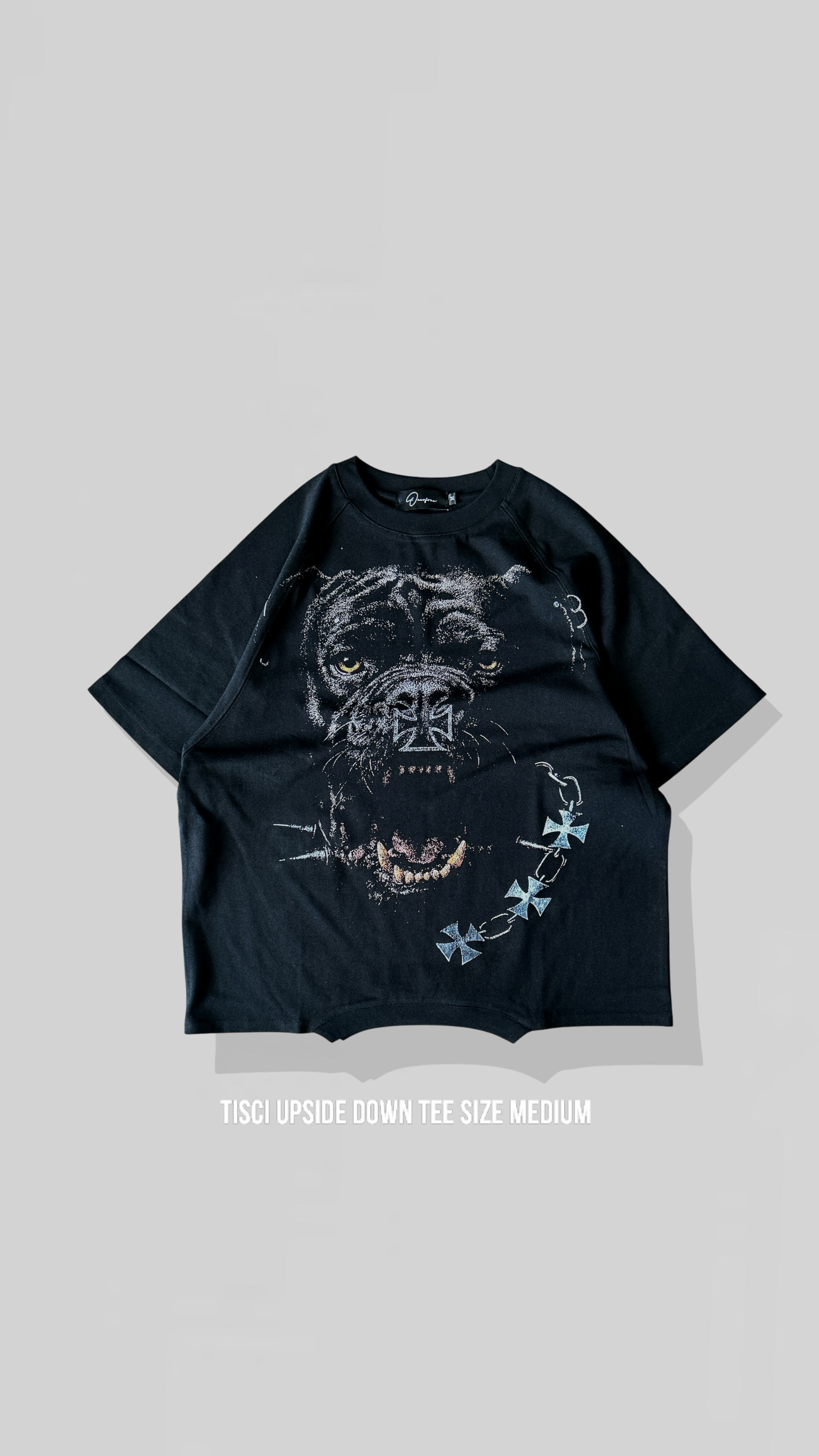 Tisci upside down tee size medium