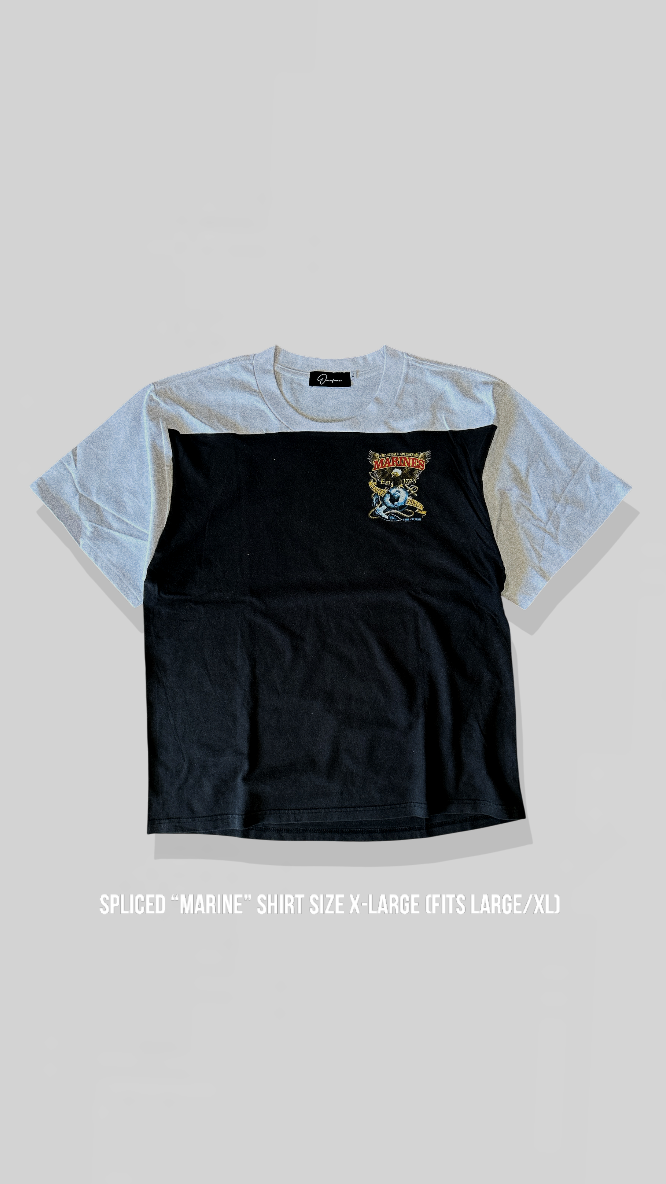 Spliced marine shirt