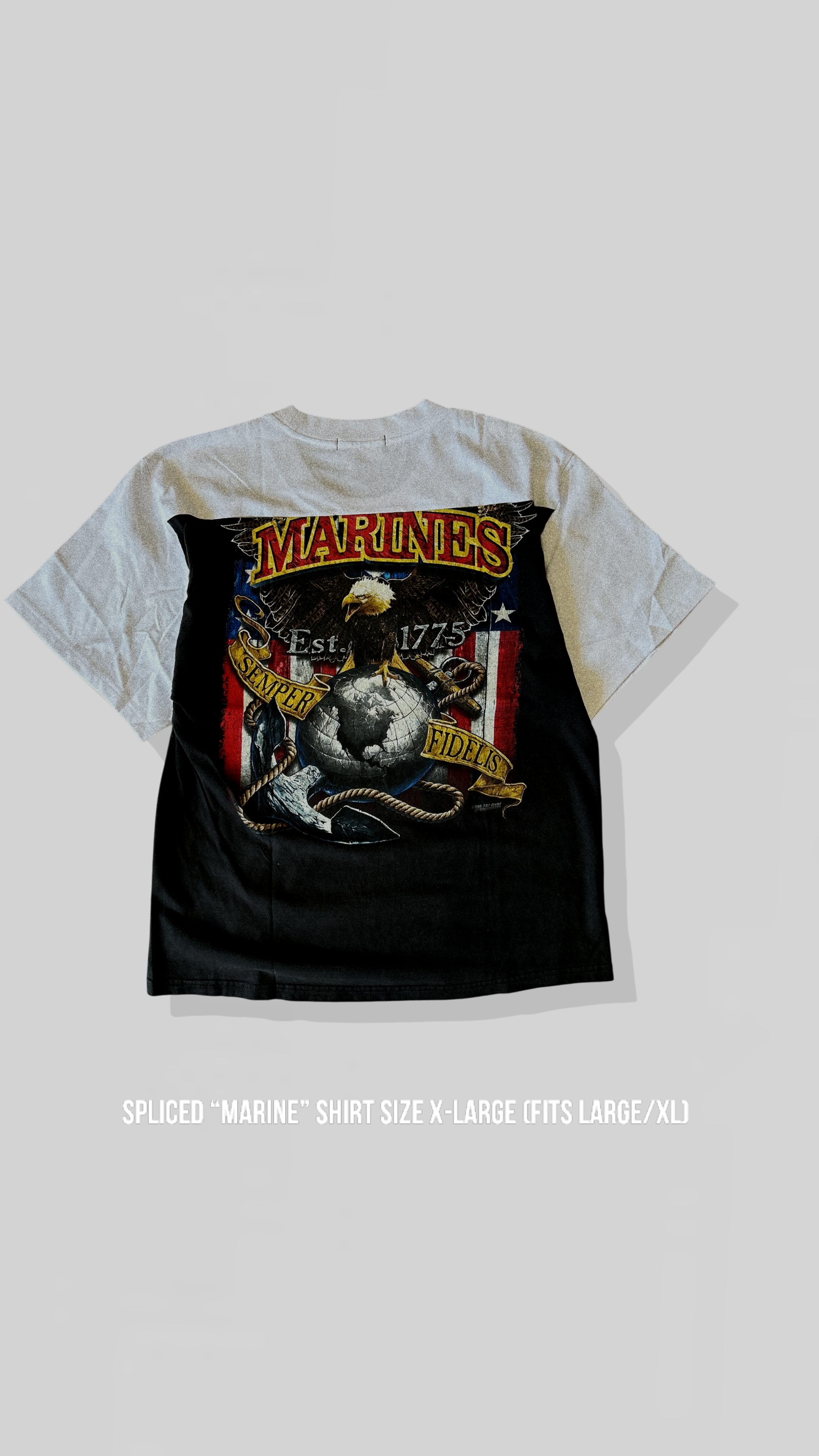 Spliced marine shirt