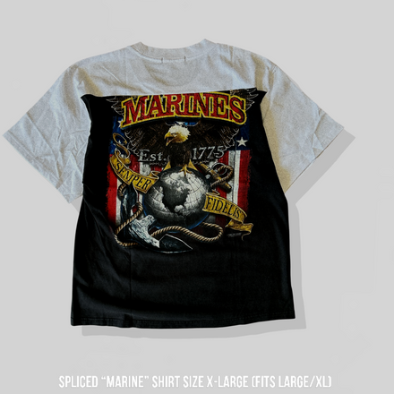 Spliced marine shirt