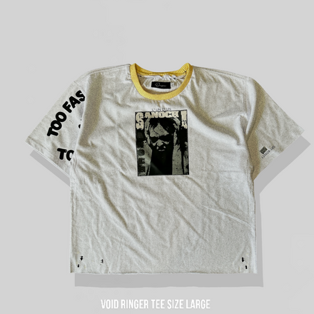 Void ringer tee size large