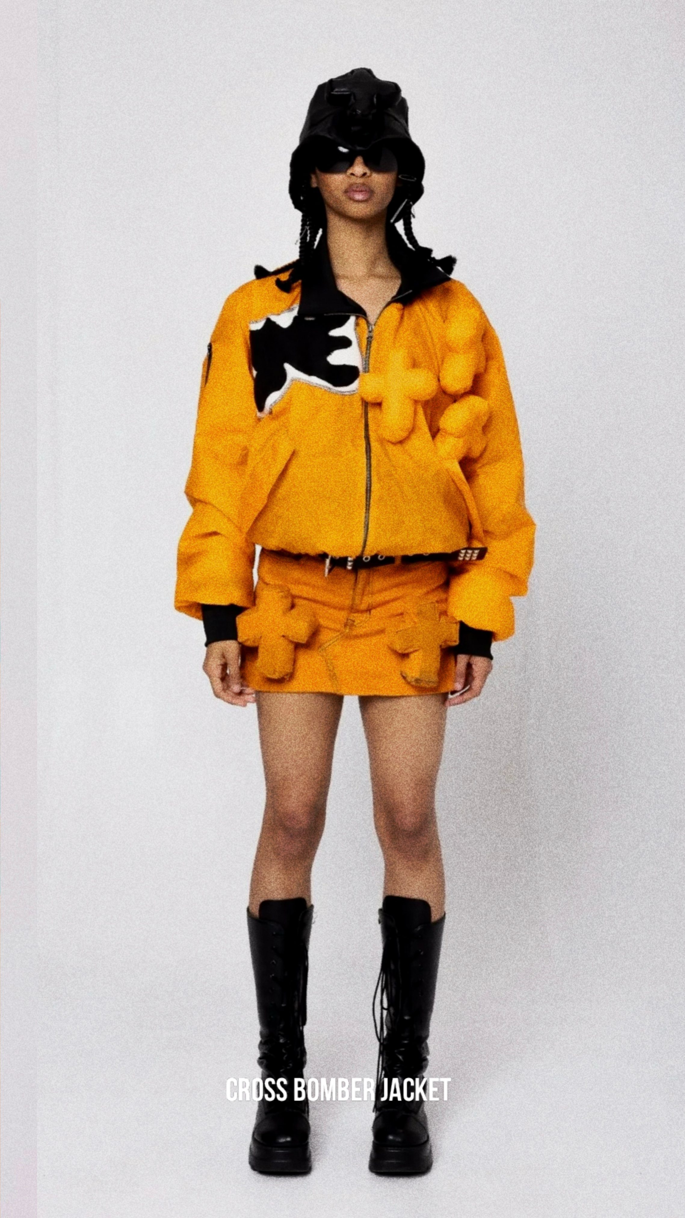 cross bomber orange