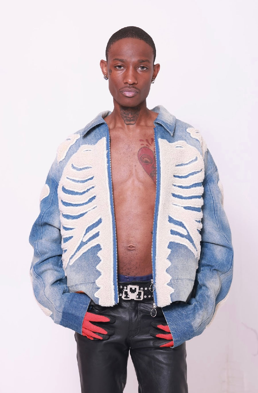 Bone denim jacket