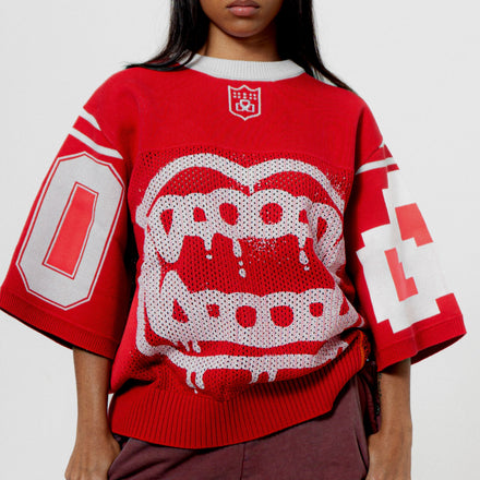 Red/ white onyx Jersey