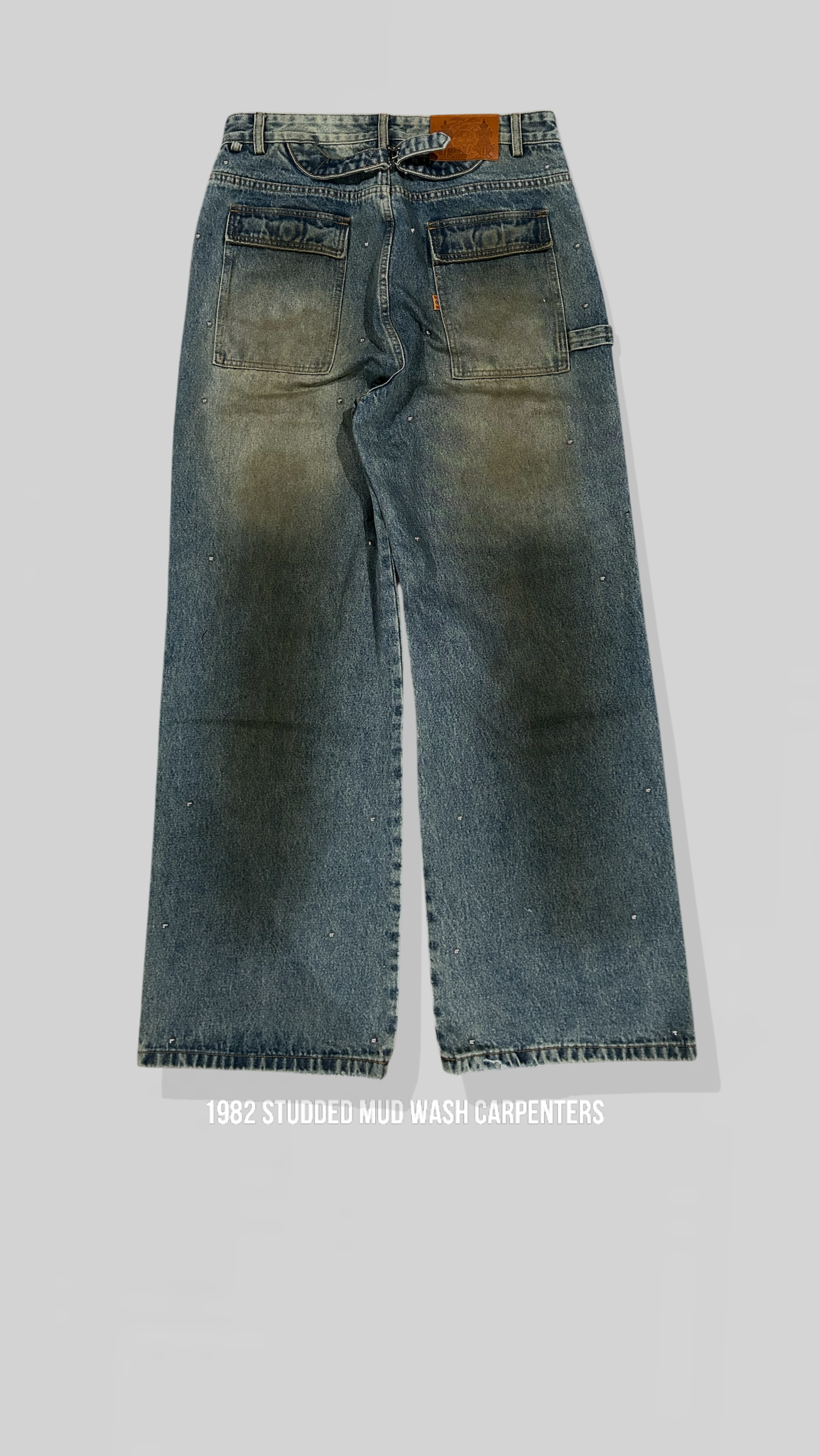 1982 studded denim