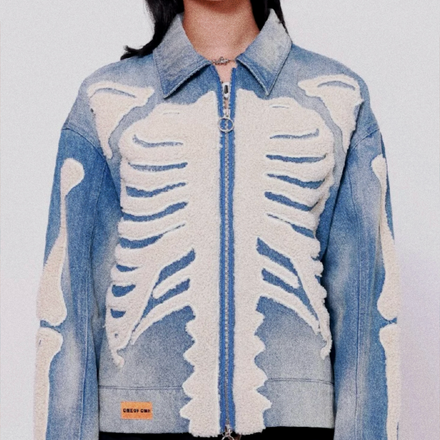 Bone denim jacket