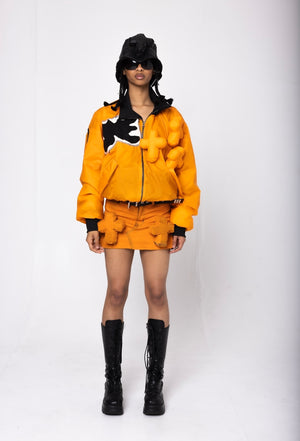 cross bomber orange