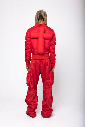 Faith bomber red